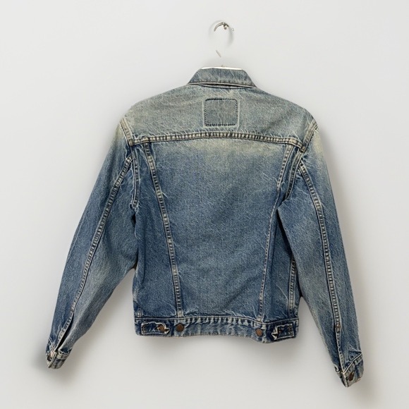 VTG Levi's Type III Trucker Denim Jean Jacket 70505 2016 USA 70s-80s Medium Wash - Picture 7 of 16